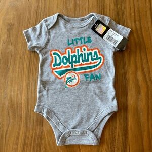 Brand NWT NFL Dolphins Onesie